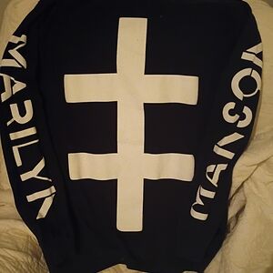 New Official Marilyn Manson 2018 Twins of Evil Tour Long Sleeve LARGE Rob Zombie